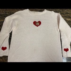 Sweater-HEART Perfect for Valentines Day!
